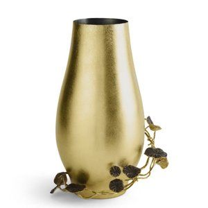 NWT Michael Aram Monet's Garden Golden Sunset Vase